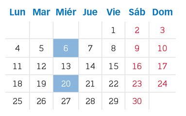 AGENDA TRIBUTARIA ABRIL