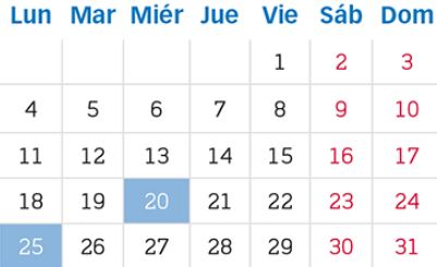 Agenda tributaria Julio 2022