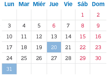 agenda tributaria enero 2022